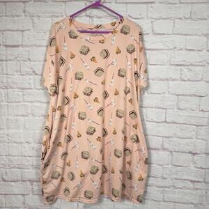 Joyspun 2x/3x Printed Nightgown